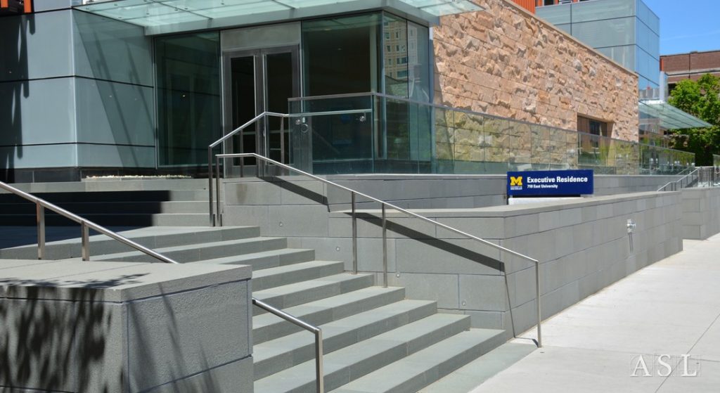 ASL Stone was able to source a hard to find granite specified by KPF to match existing material at The Ross School of Business.